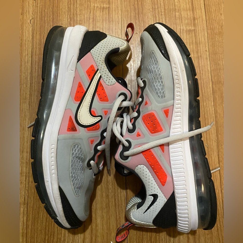 Nike Air Max with Gray and Red Accents